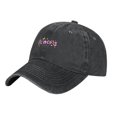 thumbnail image 3 of ZICANCN Princess Letters Casquette de Baseball Réglable Femmes, Chapeaux pour Hommes Adulte Lavé Coton Denim Baseball Caps Mode Noir, 3 of 6