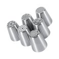 thumbnail image 4 of Ensemble de 6 Pcs de Embouts de Tuyauterie Russes Embouts de Glaçage Fleur Réutilisables, 4 of 7