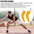 thumbnail image 2 of Unique Bargains 1 Pair Reduce Joint Pain Arm Elbow Compression Sleeve L Size Yellow, 2 of 7