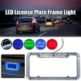 thumbnail image 2 of 12V Car Neon License Frame LED Light Front Rear License Universal Holder M1N3, 2 of 8