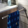 thumbnail image 5 of Modern Stainless Steel Towel Bar, Wall Mounted Quick Drying SUS304 Adhesive Rack, Rust Proof for Kitchen Bathroom (40CM Length), 5 of 5