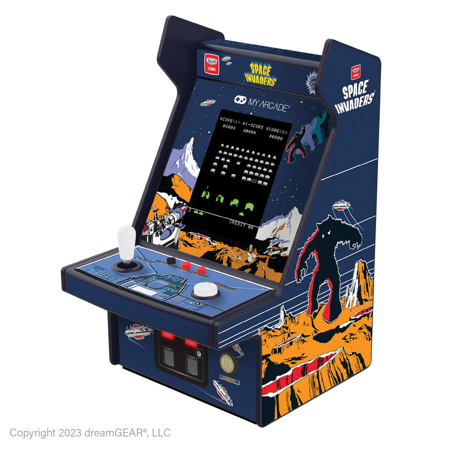 My Arcade - SPACE INVADERS Retro 6.75" Micro Player