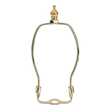 Miangastore 6 Inches Electroplate Stoving Varnish Horn Frame Lamp Harp Holder Lampshade Bracket Lighting Accessories for Table Floor Lamps Fitting