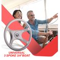 thumbnail image 3 of Maoww Boat Steering Wheel Universal Seaboat Removable Console Helm Non-Slip Grip Yacht Replacement Part Automobile Accessories, 3 of 6
