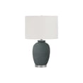 thumbnail image 4 of Monarch Specialties Lighting, 24"h, Table Lamp, Blue Ceramic, Ivory / Cream Shade, Contemporary, 4 of 6