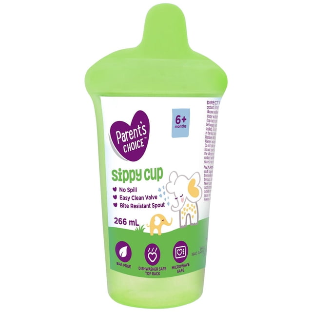 Parent’s Choice Sippy Cup, Green