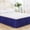 Navy, variant on Sales Today Clearance! Bed Skirt Wrap-Around Elastic, Ruffled Elastic Belt for Bed, Queen/King Size Bed Cover, Soft and Comfortable for Bedroom Decor, Easy to Install, Machine Washable