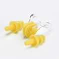 thumbnail image 2 of stanreset Waterproof Nose Clip Swimming Anti-noise Earplug for Protection Ear Protector Yellow 1Set, 2 of 6