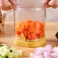 thumbnail image 1 of Multifunctional Vegetable Dicer, Hand Press Vegetable Cutter, Carrot and Potato Slicer, Manual Kitchen Dicer for Quick and Easy Meal Prep, Convenient Vegetable Cutter for Cooking, $BS$3, 1 of 8