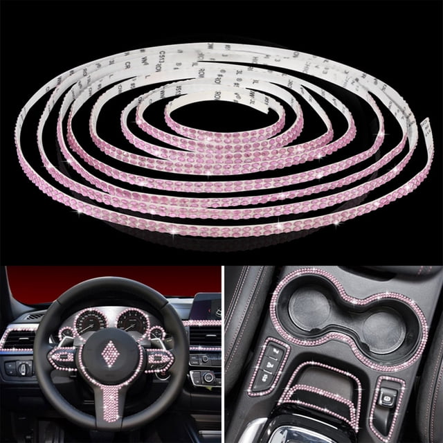 Meitianfacai Self Adhesive Shiny Crystal Car Decoration Sticker