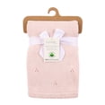 thumbnail image 4 of Pink Organic Cotton Knit Baby Blanket 30" x 40", 4 of 4