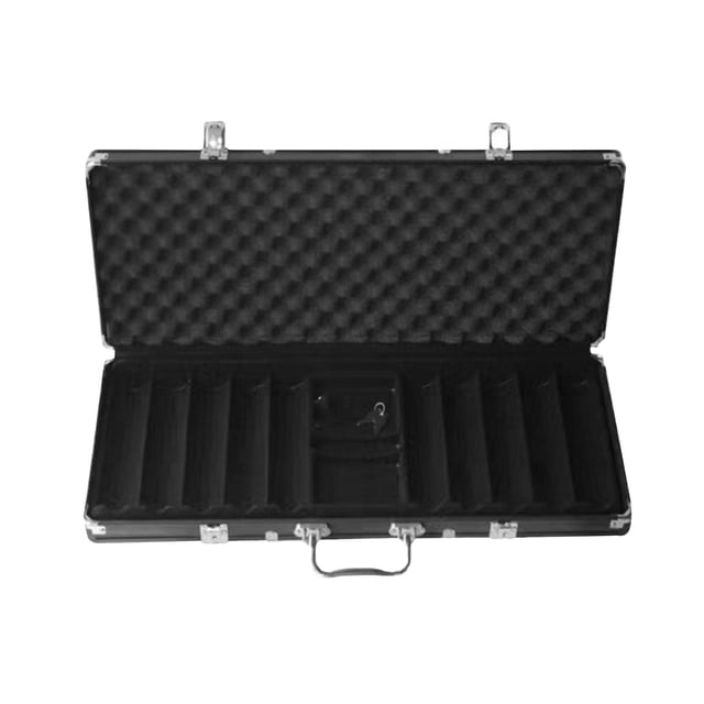 BELOVING Chip Suitcase Box Aluminum Alloy Thicken High Capacity Solid Carrying Case Black