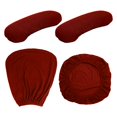 thumbnail image 3 of Housse Extensible pour Chaise de Bureau, Housse de Siège et de Dossier, Housses de Protection pour Chaise, Housses de Chaise de Jeu pour Chaises Pivotantes, Chaise de Jeu, Rouge, 3 of 8