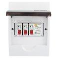 thumbnail image 3 of Boîte à Fusible 2 Voies 40A 30mA RCD + 2 MB Alimentation pour Garage Bâtiment Résidentiel, 3 of 14