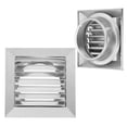 thumbnail image 1 of Unique Bargains Grille d'Aération de Sécheuse de 5 Pouces, Grille d'Aération de Sortie Murale Extérieure en Acier Inoxydable, à Persiennes avec Rabat, 1 of 6