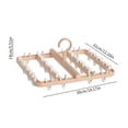 thumbnail image 3 of TIMIFIS Drying Rack Hanging Clothes Rack Clothes Rack Laundry Clothes Rack Clothes Rack Clothes Rack with Foldable Hanging Points 24 Clip Household Socks Underwear Underwear Toothbrush Holders, 3 of 6