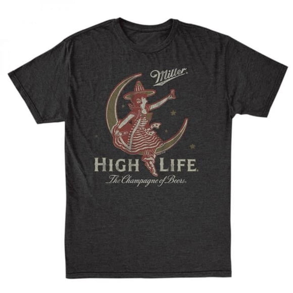 Miller High Life 809099-medium Miller High Life Girl in the Moon T-Shirt - Medium