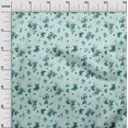 thumbnail image 3 of oneOone Velvet Sky Blue Fabric Florals Sewing Craft Projects Fabric Prints By Yard 58 Inch Wide, 3 of 4