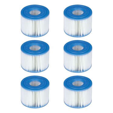 Intex 29001E PureSpa Type S1 Easy Ensemble Cartouches de Filtre pour Piscine (6 Filtres)