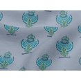 thumbnail image 4 of oneOone Viscose Jersey Fabric Floral Block Print Fabric BTY 60 Inch Wide, 4 of 5