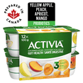 thumbnail image 2 of Activia Probiotic Yogurt, Yellow Apple/Apricot/Mango/Peach, 12x100g, 2 of 8