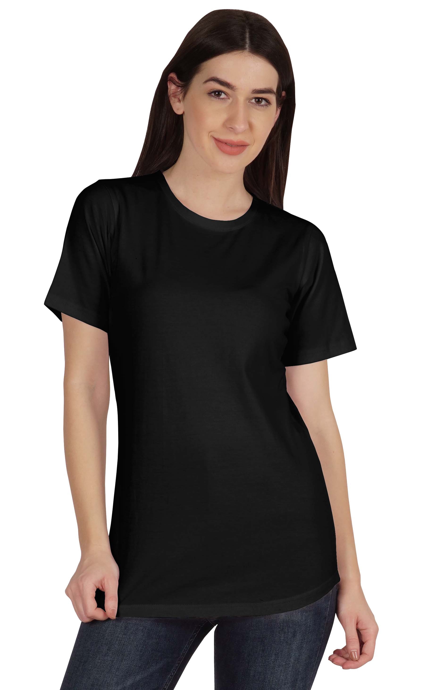Inkmeso Womens Basic Crewneck Tshirt Short Sleeve Regular Fit Long Tee Workout Top