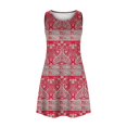 thumbnail image 4 of EGNMCR Robes de Vacances pour Femmes Robes d'Été pour Femmes Plage Floral T-Shirt Robe d'Été Décontractée Poches Robe Bohème à Bretelles, 4 of 4