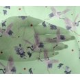 thumbnail image 4 of oneOone Viscose Chiffon Fabric Dot|Floral & Stork Bird Fabric Prints By Yard 42 Inch Wide, 4 of 4