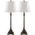 thumbnail image 1 of Safavieh Lighting collection Rimini console Antique Silver 33.5-inch Table Lamp (Set of 2), 1 of 3