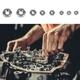thumbnail image 1 of EBTOOLS 140Pcs M1/M1.2/M1.4/M1.6/M2/M2.5/M3 Thread Stainless Steel Hex Hexagonal Nuts Assortment M2 Office High Great, 1 of 8