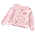 thumbnail image 1 of Birdeem Veste/veste Décontractée à Capuche pour Filles Mode Couleur Unie Nœud Bouton Perforé Col Rond Manches Longues, 1 of 3