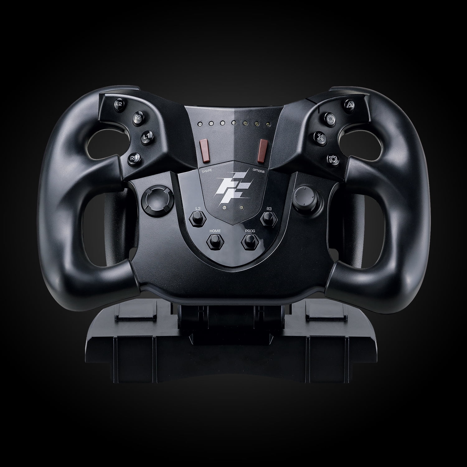 Volant de course Flashfire Monza avec levier vitesses en H et pédales pour PC, PS3, PS4, XBOX 360, ONE, Series X/S Nintendo Switch, Noir.