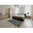 thumbnail image 4 of Ahgly Company Tapis d'Intérieur Ronds Abstraits Cuivre Vert Abstraits pour Aire, 4 Pieds Rond, 4 of 6