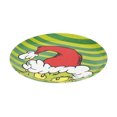 thumbnail image 3 of Dr. Seuss The Grinch Green & Yellow Striped Round Plate, 3 of 4