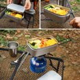 thumbnail image 4 of 800ml Bento Box Anodizing Folding Handle Large Capacity Heat Resistant Aluminum Camping Bento Container Steaming Rack Outdoor Supply, 4 of 7