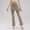 01 Khaki, variant on Weiqiqre Women Beach Fashion Leggings with Pockets Kids Bell Bottom High Waisted Flare Yoga Pants for Dance Activewear