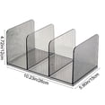 thumbnail image 3 of Kadlawus Acrylic Desktop Organizer, 3 Slot Clear File Rack, Space Saving Storage Stand for Office Desk, Teen Study Table, Books, Magazines, Documents, 3 of 6