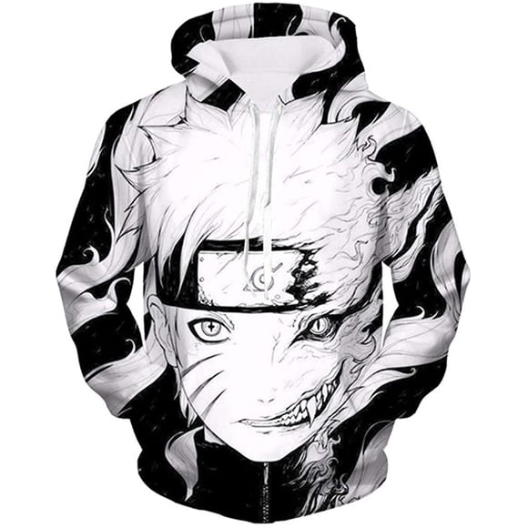 Anime Naruto Hoodie Zipper Coat Tops Thin Hoodies Sweatshirt