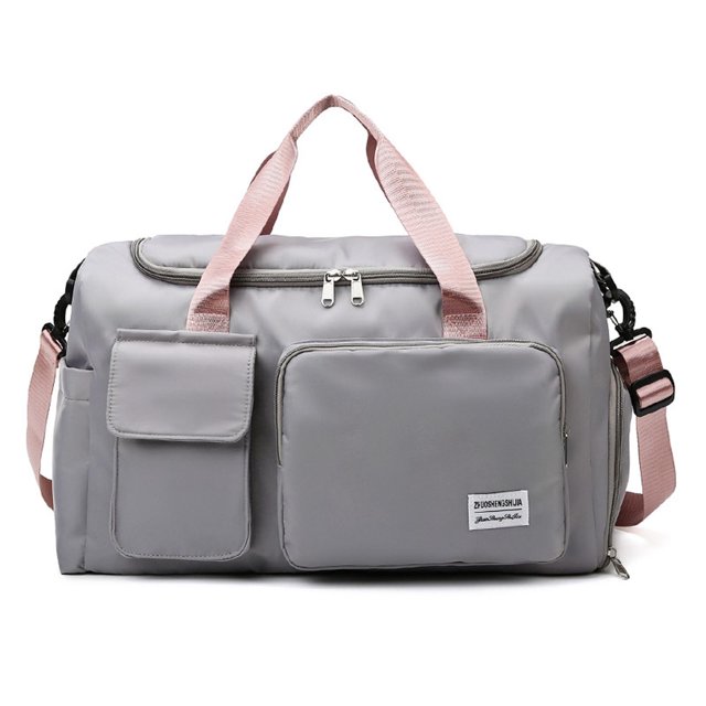 LSLJS Fashion Dry Wet Separation Large Capacity Portable Travel Bag Satchel Luggage Bag