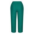 thumbnail image 5 of RXIRUCGD Capris d'Été Confortables et Amples pour Femmes, Jambes Larges, Mode Couleur Unie, Bleu, Taille : L, 5 of 5