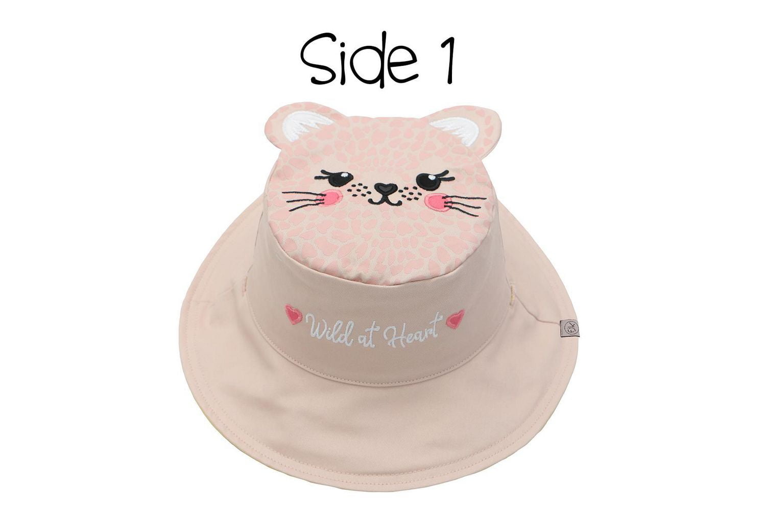 FlapJackKids - Reversible Baby, Kids & Toddler Sun Hat - Leopard & Zebra - UPF 50+