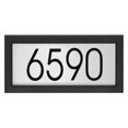 thumbnail image 1 of Plaque d'adresse contemporaine rectangulaire PRO-DF, 1 of 7