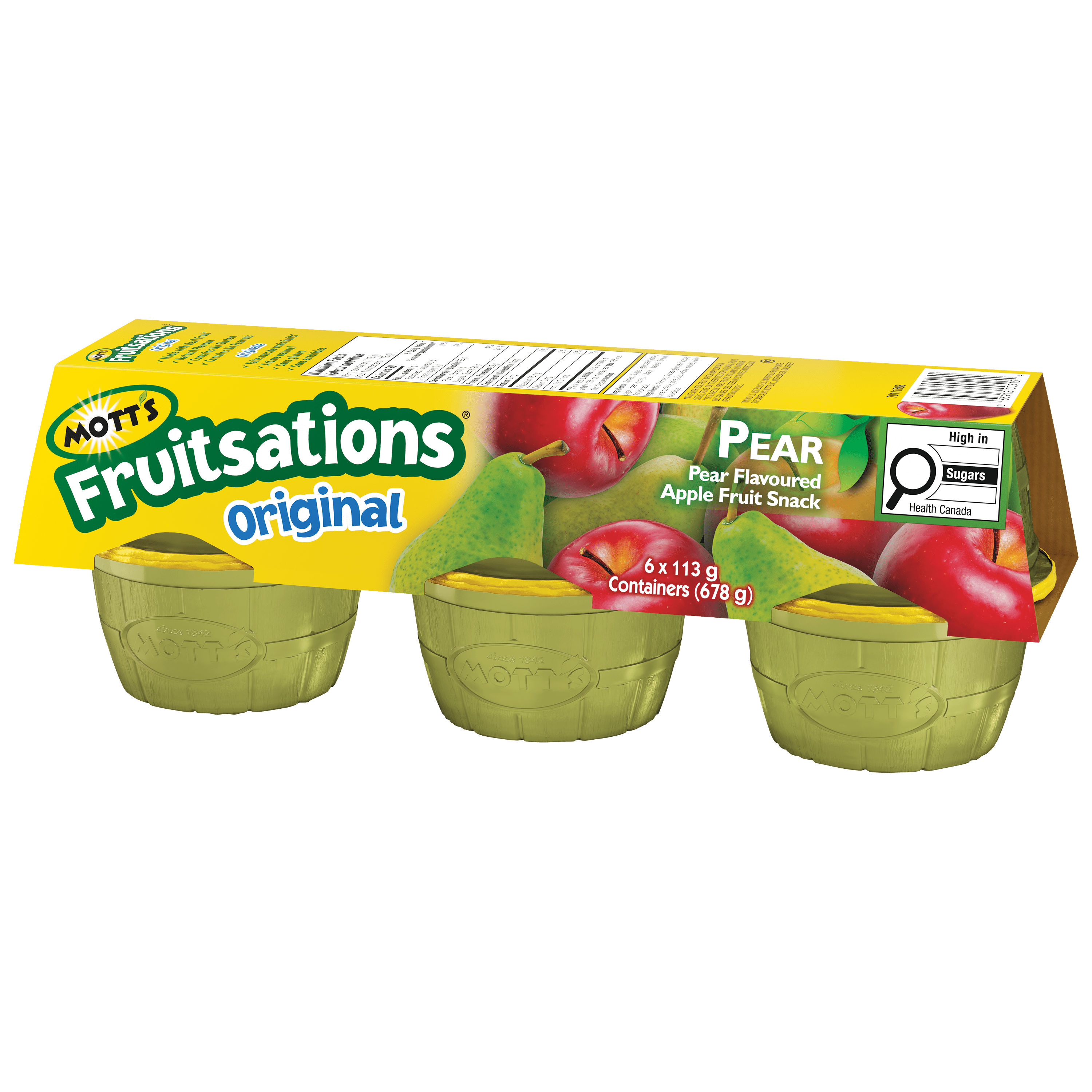 Mott's Fruitsations Originale Compote de Pommes à la Poire