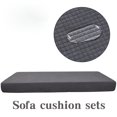thumbnail image 1 of Cozival Housse de Sofa, Housse de Coussin de Sofa, Protège-Housse Extensible pour Canapé, Fauteuil Inclinable et Meubles de Salon, Housse de Coussin Résistante à l'Eau et Lavable à la Machine, Housse de Sofa Extensible, Bleu, 1 of 5