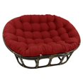 thumbnail image 1 of Fauteuil Papasan Double en Rotin avec Coussin en Sergé, 1 of 1