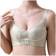 thumbnail image 1 of Bra for Women Convertible Bra Feature V-Neck Demi & Balconette Bra Style W-1460 Green L, 1 of 4