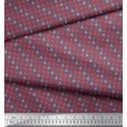 thumbnail image 2 of Soimoi Silk Fabric Triangle Shirting Print Sewing Fabric Yard 42 Inch Wide, 2 of 3
