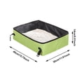 thumbnail image 2 of Dog Pool Small Foldable Portable Material Versatile for Travel Car Camping Hotel Stays Multifunctional as Toilet Bathing Play Area for Cats Dogs, 2 of 4