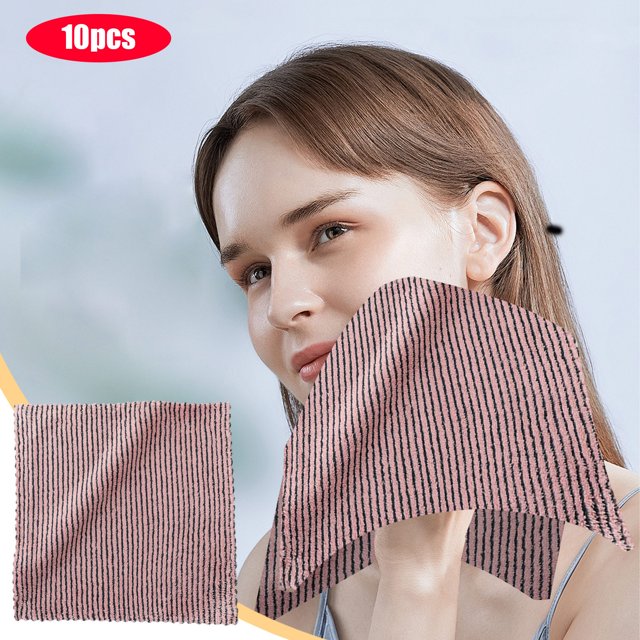 Qocolhg 10 Pcs Cleaning Rags for Housekeeping, Cleaning Cloths Hand Washcloths Hand Towels Washable Machine Washable Reusable Cleaning Wipes Drying and Cloths Absorbent for Kitchen and Office