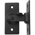 thumbnail image 1 of ORUYROP 90 Degree Locking Privacy Lock Sliding barn Door Latch Right Angle Door Clasp cam Lock (2 Small Black), 1 of 4